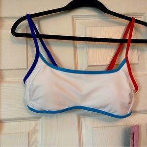 Wild Fable Red, White, Blue bikini top Small and X-Large